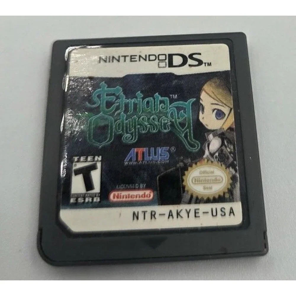Etrian Odyssey - Authentic 2007 Tested and Working Nintendo DS Game Cartridge